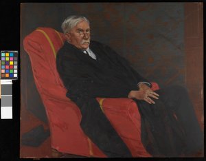 Portrett av Dr. A.C. Benson av William Nicholson