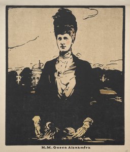 Tolv portretter (andre serie): H. M. Dronning Alexandra av William Nicholson