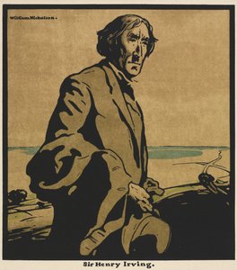 Tolv portretter: Sir Henry Irving av William Nicholson