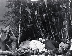 Life of the Trapper i Canada, foto av Nottman, rundt 1890.
