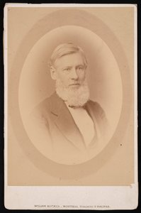 Portrett av Asa Gray 1810-1888, før 1876. av William Notman