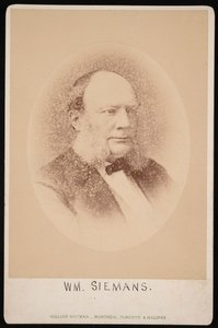 Portrett av Carl Wilhelm Siemens 1823-1883, før 1876.
