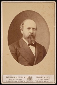 Portrett av Othniel Charles Marsh 1831-1879, cirka 1875. av William Notman
