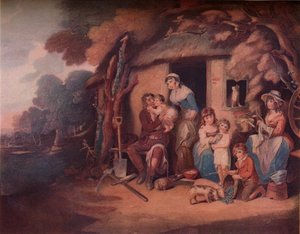 The Husbandmans - lørdag kveld: Return from Labour, c1789