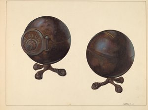The Globe Coin Bank, ca. 1938.