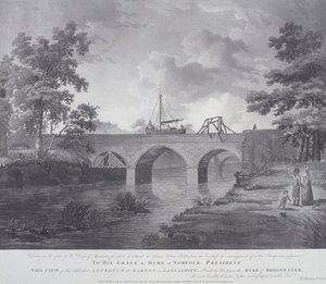 Akvedukten ved Barton, nær Manchester, 1793 av William Orme