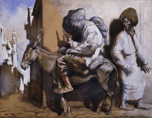 Noreddin Ali forlater Kairo, av William Orpen