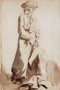 Portrett av Grace, kunstnerens kone, av William Orpen