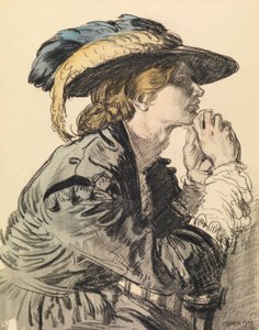 Portrett av en dame av William Orpen
