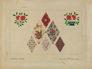 Trykte dynemønstre av William P. Shearwood