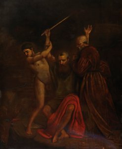 Moses, Aron og Hur på Horeb-fjellet, 1857.