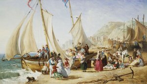 En dagstur, Ramsgate, 1854 av William Parrott