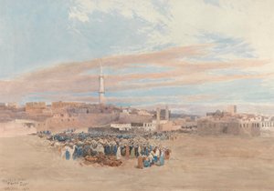 Markedsplassen, Tanta, Egypt av William Paton Burton