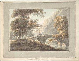 Denham Bridge upon the Tavy, 1780-1830.