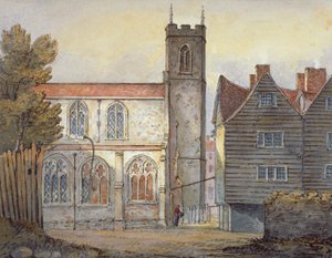 Church of St Katherine ved Tower, Stepney, London, 1815 av William Pearson
