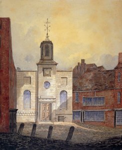 Utsikt over Holy Trinity Church, Minories, City of London, 1810