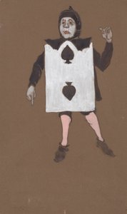 To av Spades kostymedesign for Alice-in-Wonderland, 1915.