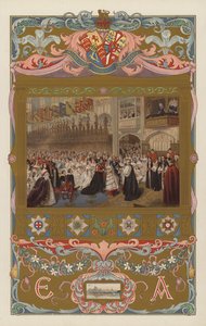 Bryllupet til den fremtidige kong Edward VII og dronning Alexandra, i St George