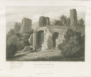 Dudley Castle - The Keep: gravering, nd [c1831] (trykk) av William Radclyffe