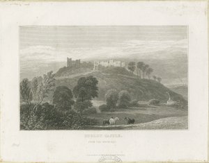 Dudley Castle: stålgravering, nd [c1830] av William Radclyffe