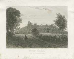 Dudley Castle: stålgravering, nd [c1831] (trykk) av William Radclyffe