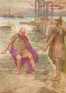 Gaius Marius sitter i eksil blant ruinene av Kartago, c1912 1912