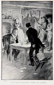 «You are my Prisoners» sa Yorke strengt, en illustrasjon fra «With Roberts to Pretoria: A Tale of the South African War» av G.A. Henty, pub. London, 1902 av William Rainey