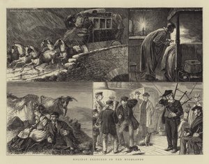 Ferieskisser i høylandet av William Ralston