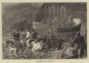 Sjøsetting av livbåten