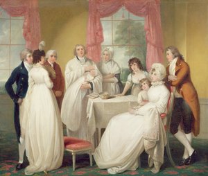 Dåp av arvingen, ca. 1799 (olje på lerret) se også 152732