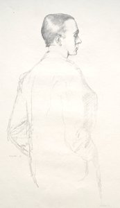 Max Beerbohm, 1898. av William Rothenstein