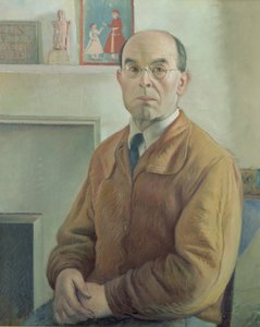 Selvportrett (olje på lerret) av William Rothenstein