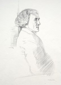 Sir Henry Irving, 1898. av William Rothenstein