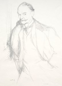 Thomas Hardy, 1897. av William Rothenstein