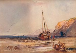 Strandscene, c1840 av William Roxby Beverley