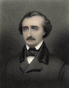 Portrett av Edgar Allan Poe (1809-1849), amerikansk forfatter.