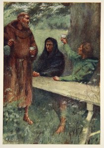 Robin Hood and the Black Monk, frontispice fra 