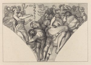Brazen Serpent, fra Michael Angelo av William Sharp after John Flaxman