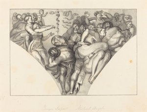 Brazen Serpent, fra Michael Angelo av William Sharp after John Flaxman