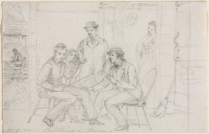 Catching a Tune, sannsynligvis 1867. av William Sidney Mount