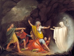 Saul og heksen fra Endor, 1828.