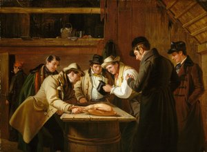 The Raffle (Raffling for the Goose) av William Sidney Mount