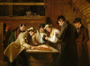 Tombolalotteriet for gåsen, 1837.