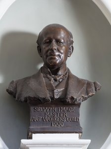 Byste av Selwyn Image, 1900 av William Silver Frith