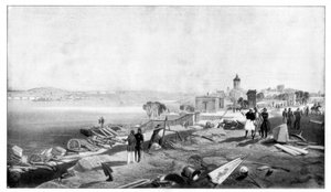 Sebastopol fra baksiden av Fort Nicholas, 1900. av William Crimea Simpson