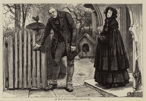 Illustrasjon for Thirlby Hall, av W E Norris av William Small