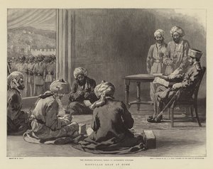 Nasrullah Khan hjemme av William Small