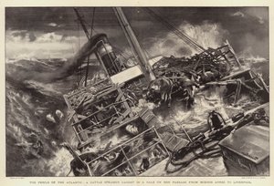 The Perils of the Atlantic, en storfedamper fanget i kuling på passasjen fra Buenos Ayres til Liverpool