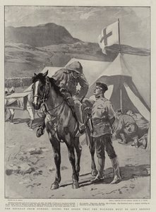Retreatet fra Dundee, som gir ordren om at de sårede må etterlates av William Small