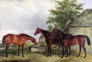 Jegere i et landskap av William Snr. Luker